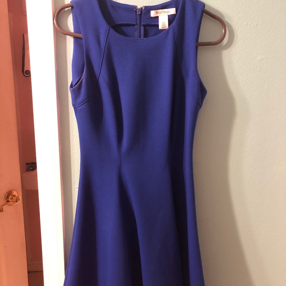 Gently worn royal blue just above the knee dress